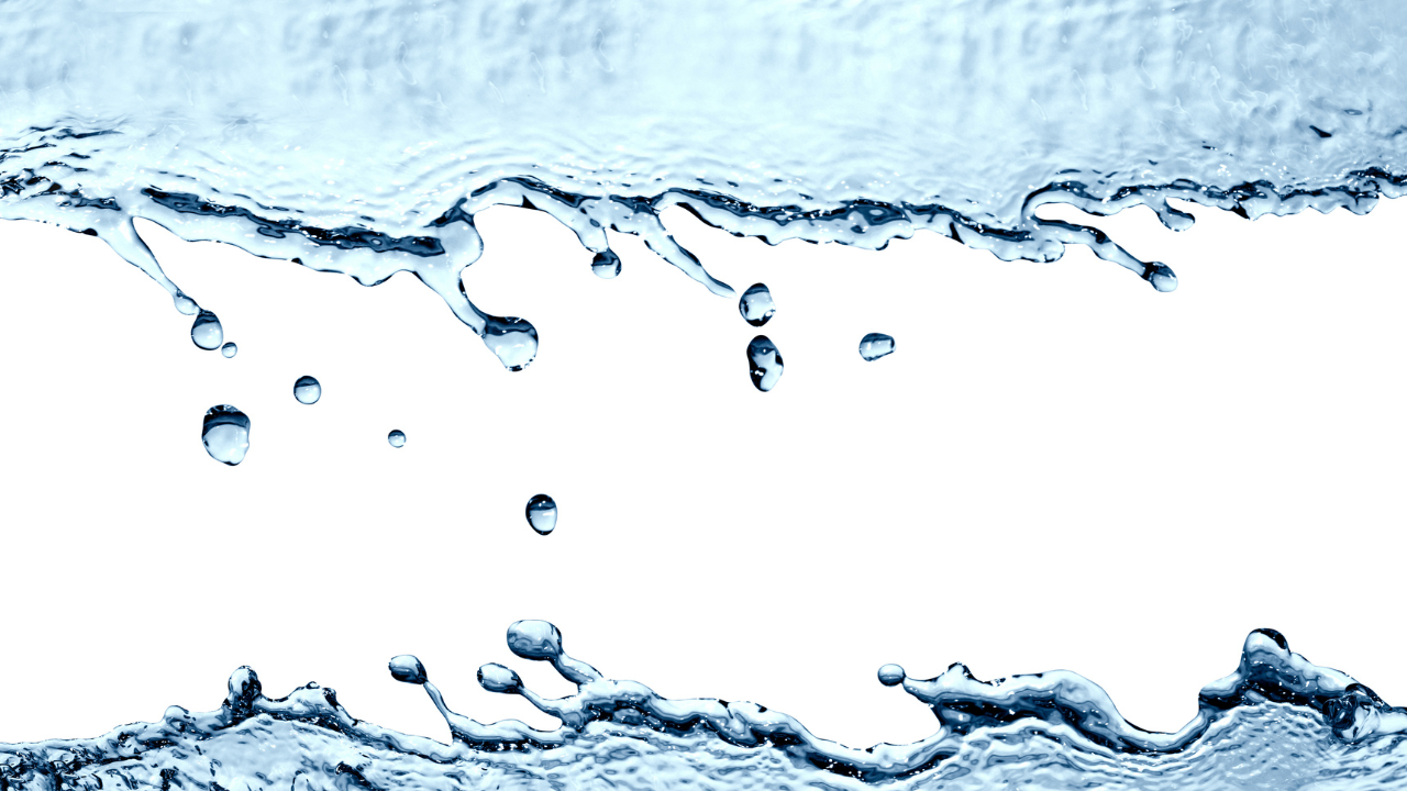 Droplets suspended in motion illustrate the elegance and potential of microhydro as a sustainable power source.
